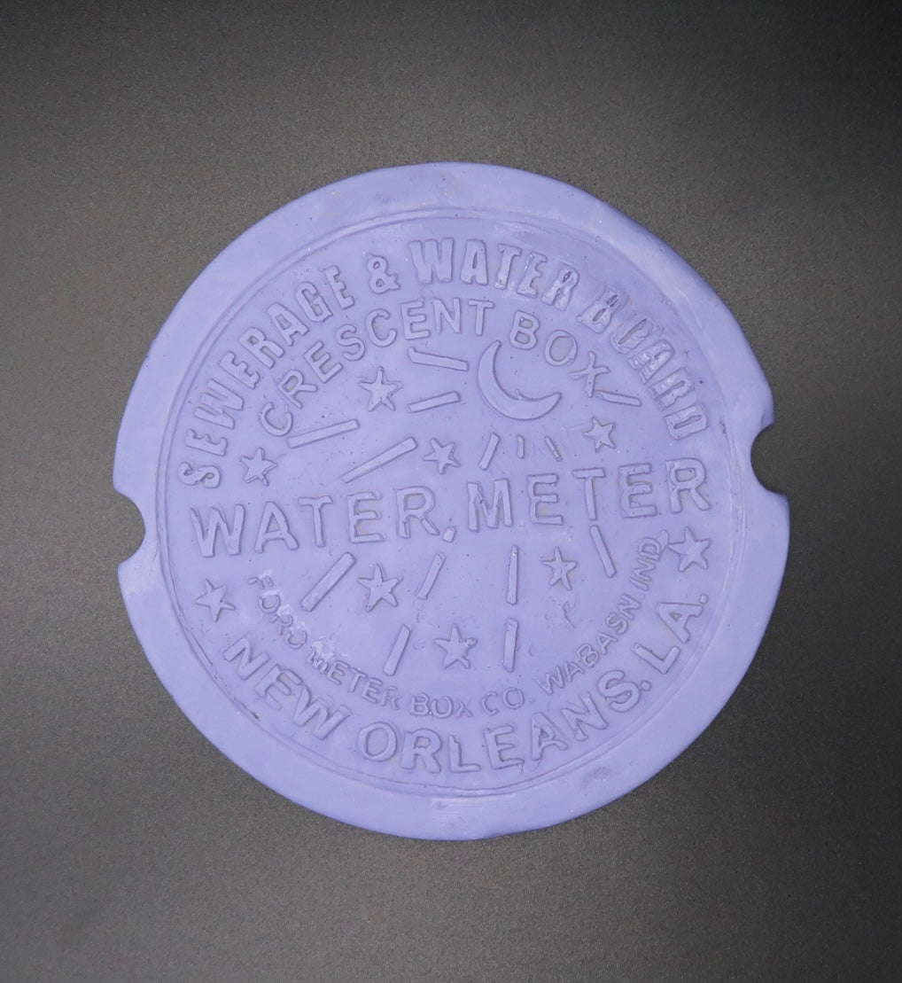 New Orleans Resin Water Meter Plaque