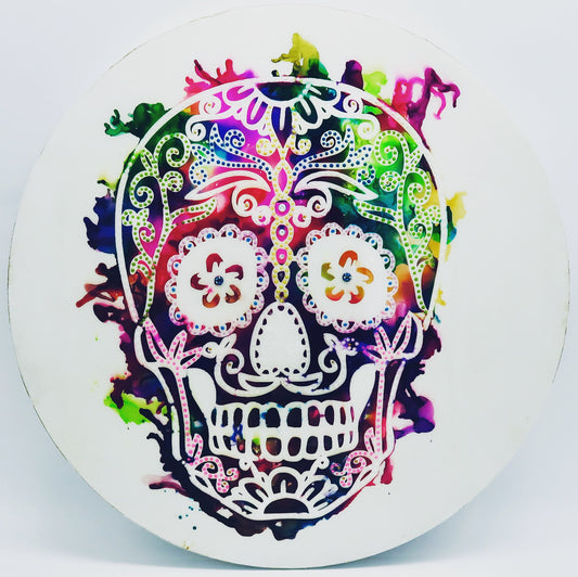 Resin Sugar Skull Art